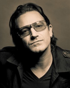 Bono, lead singer of U2