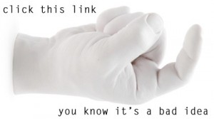 enticing users to click 'here you have' worm