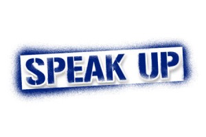 speak up blog blogging voice start blogging
