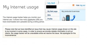 bell rip off internet metering tracking canada internet providers