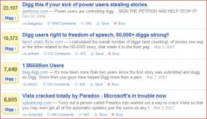 digg most popular content on the web