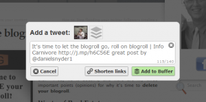 twitter buffer tweet scheduler