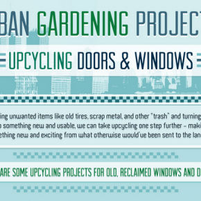 Upcycling Doors & Windows: Urban Gardening Projects